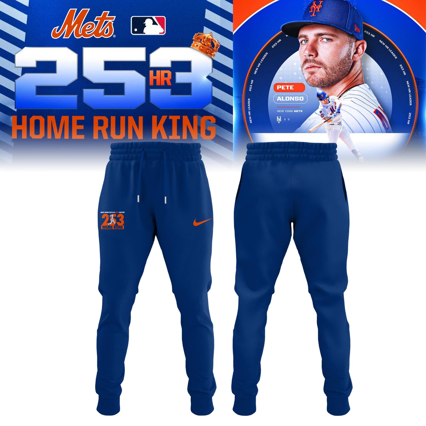 New York Mets Pete Alonso 253 Home Run Limited Editions Hoodie