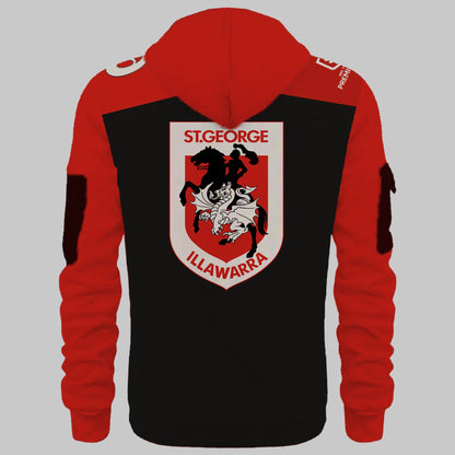 St George Illawarra Dragons 2025 New Hoodie Limited Edition