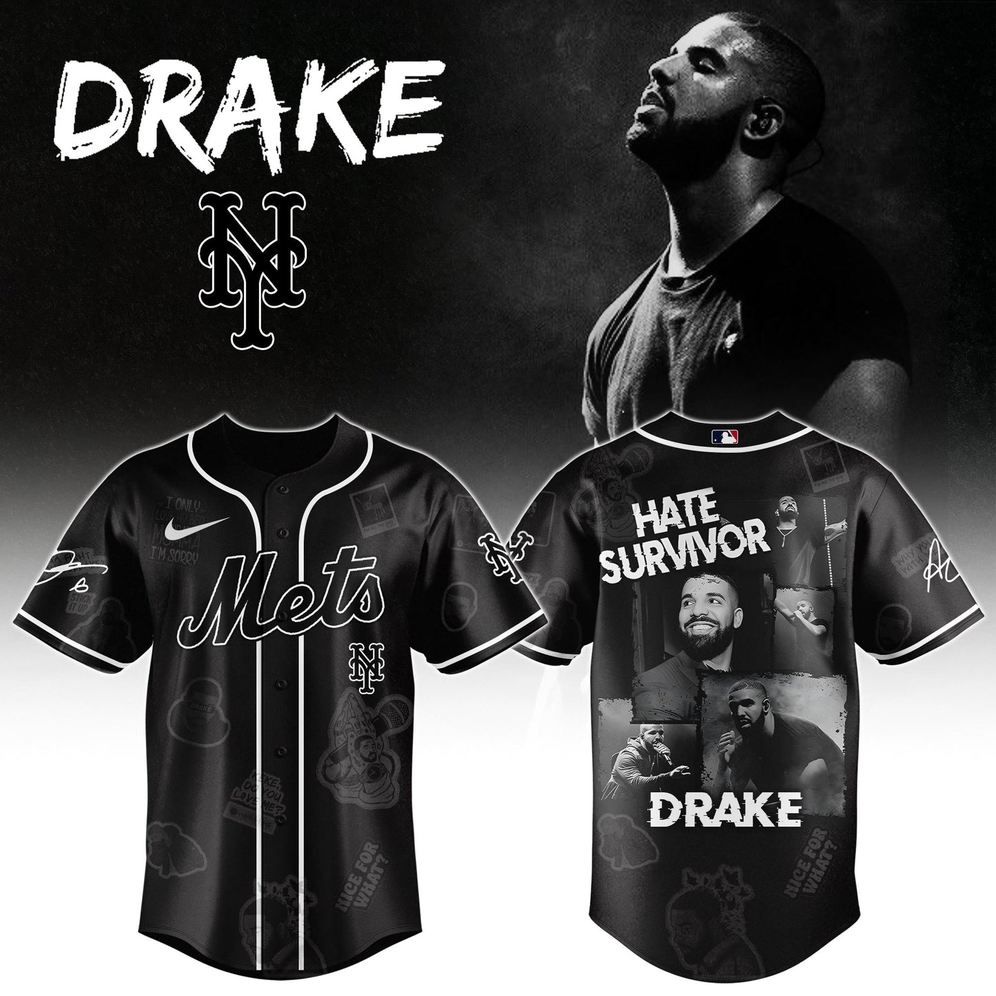 N Y Mets x Drake Chromakopia The World Tour 2025 Jersey Editions Limited +Selling Out Fast