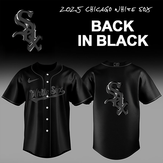 Limited Edition Chicago White Sox Back In Black Combo Jersey