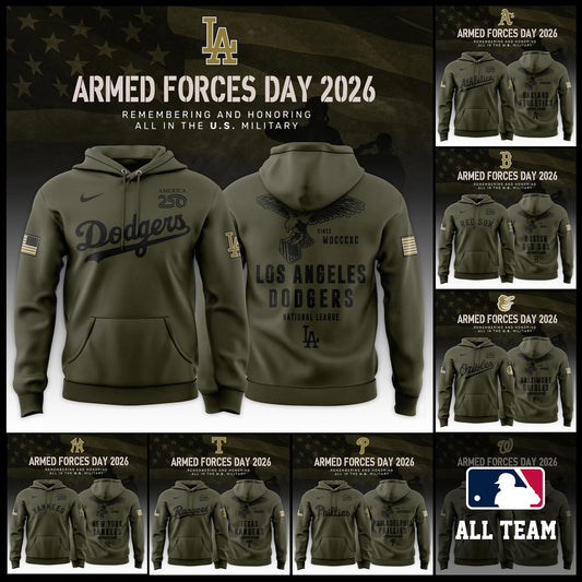 All Team MLB 2026 Armed Forces Day Limited Edition Hoodie