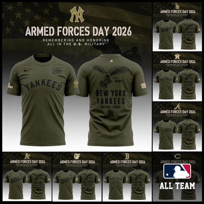 All Team MLB 2026 Armed Forces Day Limited Edition T-shirt