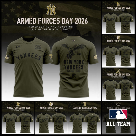 All Team MLB 2026 Armed Forces Day Limited Edition T-shirt