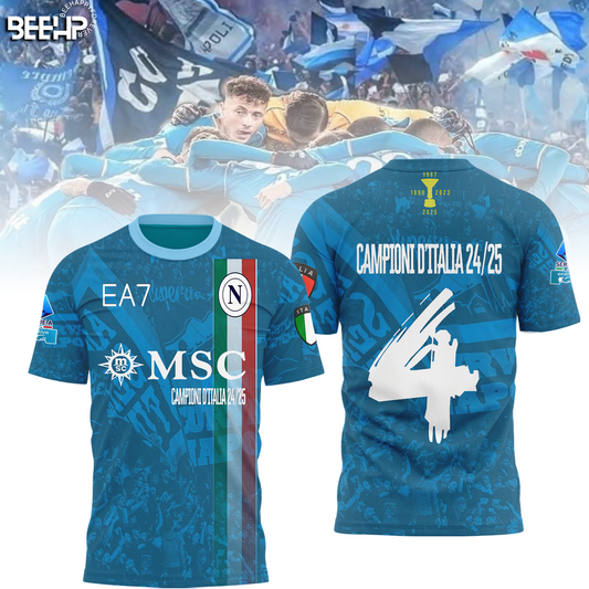 SSC NAPOLI CAMPIONE Dâ€™ITALIA 2025 SHIRT