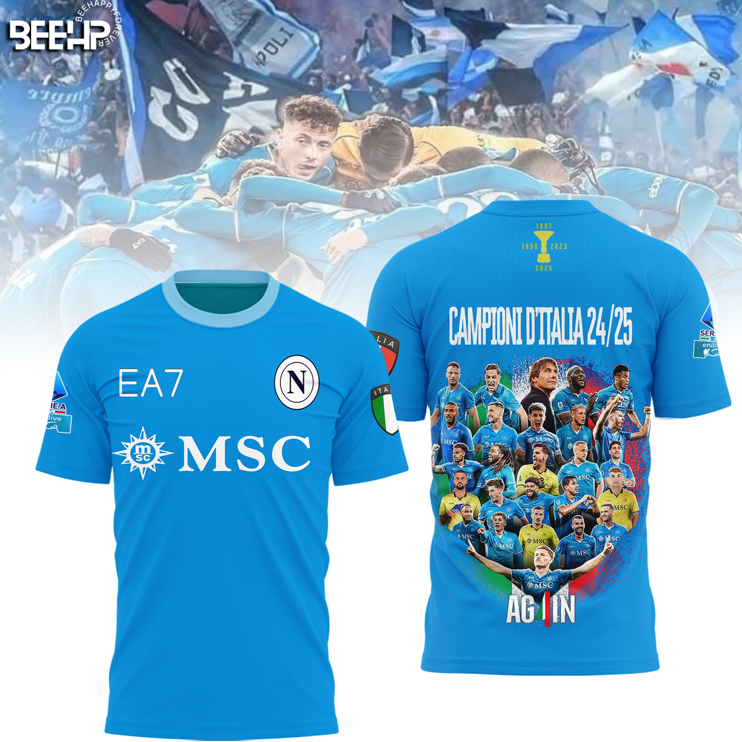 SSC NAPOLI CAMPIONE Dâ€™ITALIA 2025 SHIRT