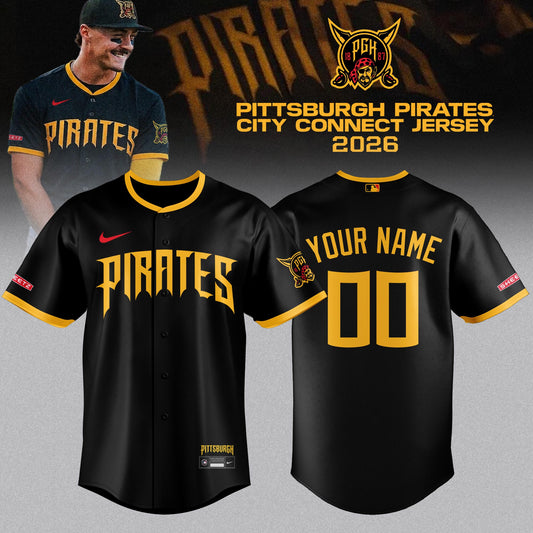 Pittsburgh Pirates 2026 City Connect Limited Edition Jersey