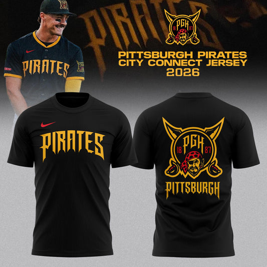 Pittsburgh Pirates 2026 City Connect Limited Edition T-Shirt