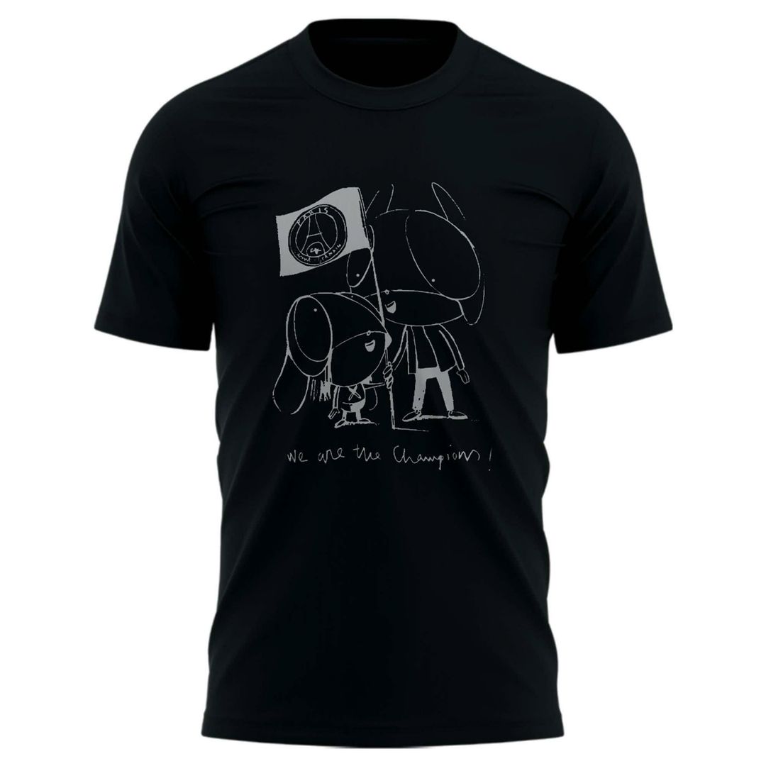 Luis Enrique Xana We Are The Champion Paris Saint Germain T Shirt - Special Edition