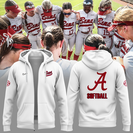 Alabama Softball 2026 Special Edition Zip Hoodie
