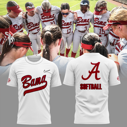 Exclusive T-Shirt for fans Alabama Crimson Tide softball