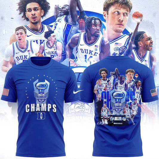 Duke Blue Devils Unisex 2026 ACC Men's Basketball Tournament Champions Locker Room Special  T-Shirt