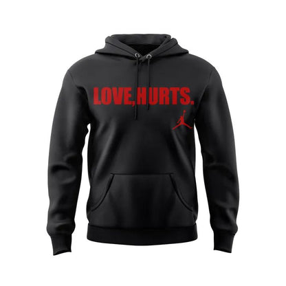 Jalen Hurts with the 'Love, Hurts' Hoodie Limited Edition