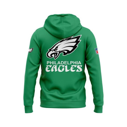 Limited Edition Jalen Hurts with the 'Love, Hurts' Hoodie Green