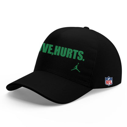 Limited Edition Jalen Hurts with the 'Love, Hurts' Hoodie Green
