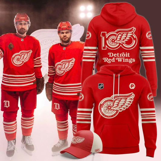 Limited Edition Nike Detroit Red Wings '' Hockeytown '' Hoodie 2025