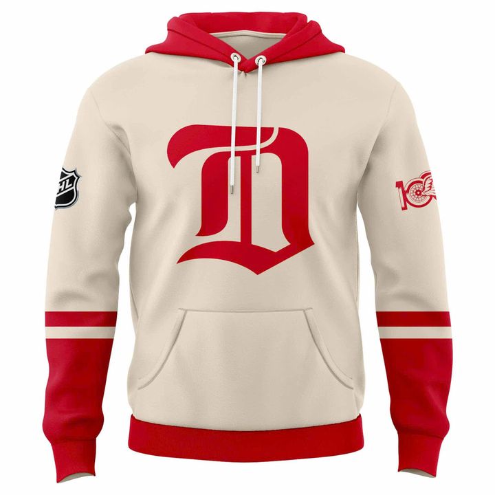 Detroit Red Wings 2025 Hometown Heroes Night Hoodie