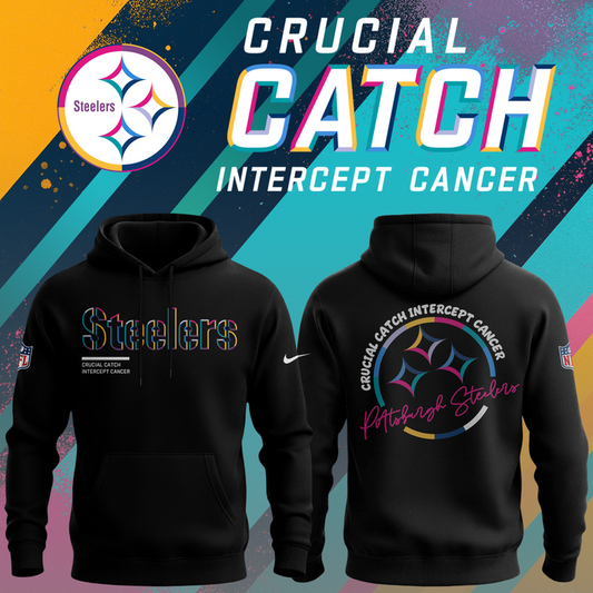 Limited Edition Pittsburgh Steelers Crucial Catch Hoodie 2025