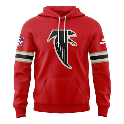 Atlanta Falcons Red 2025 Throwback Hoodie