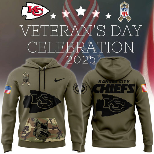 Kansas City Chiefs x Veterans Day Celebration 2025 Hoodie