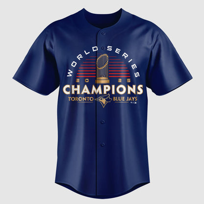 Toronto Blue Jays World Series Champions 2025 Black Jersey