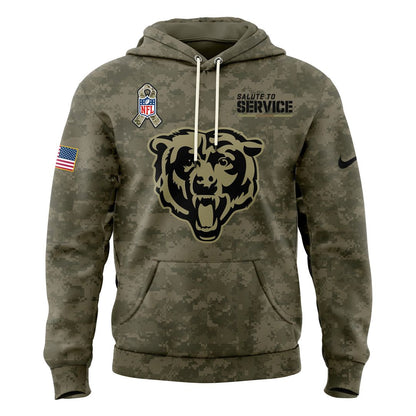 Chicago Bears Salute To Service Hoodie