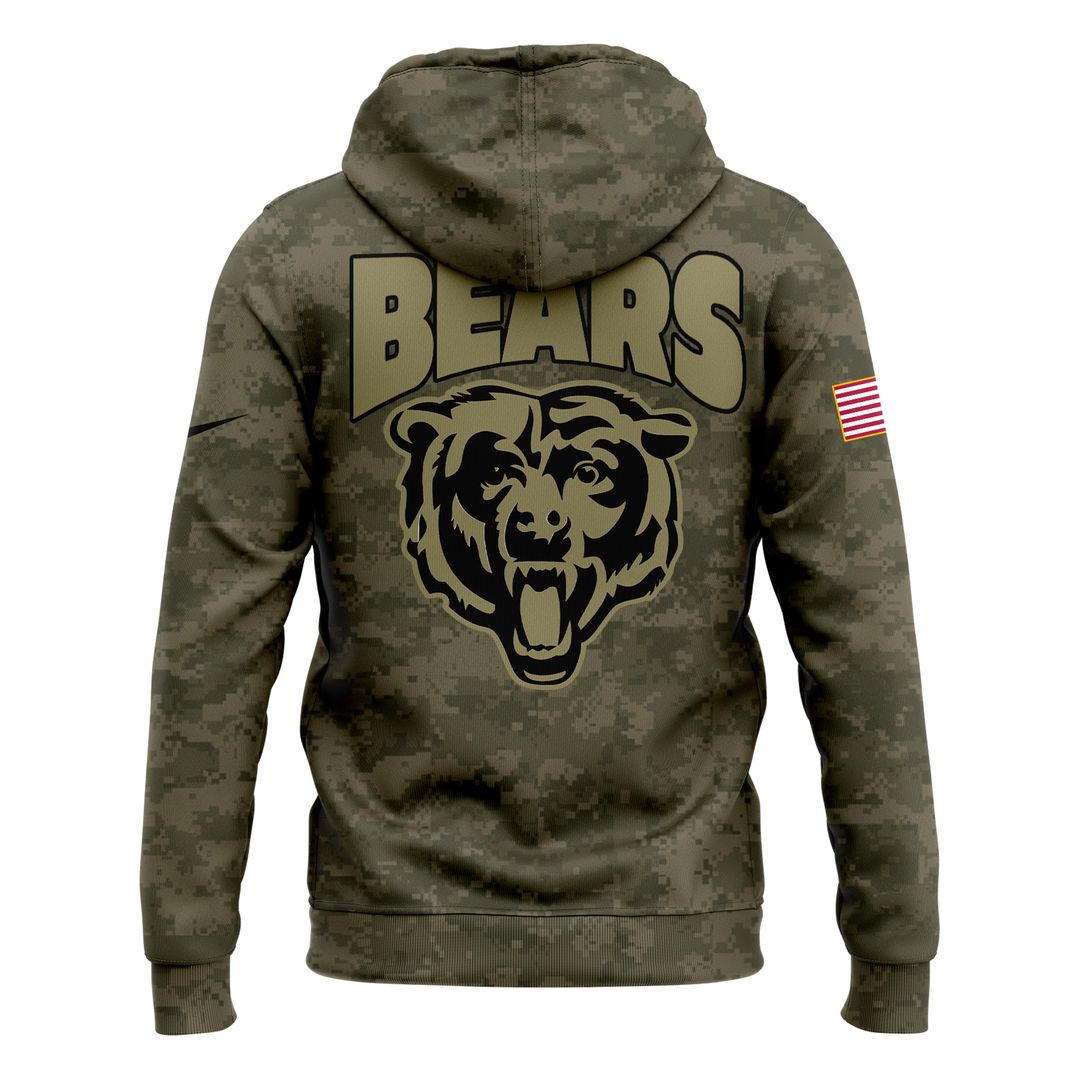 Chicago Bears Salute To Service Hoodie