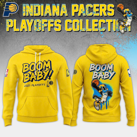 Boom Baby Indiana Pacers NBA Playoffs Hoodie