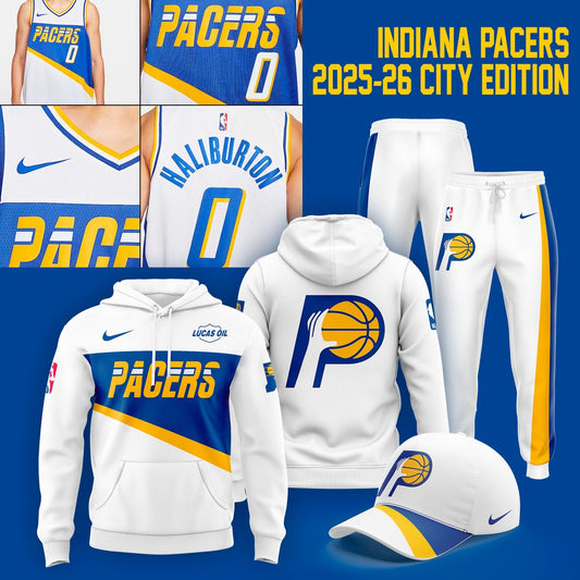 Indiana Pacers 25-26' CITY EDITION Oversized Crewneck Hoodie