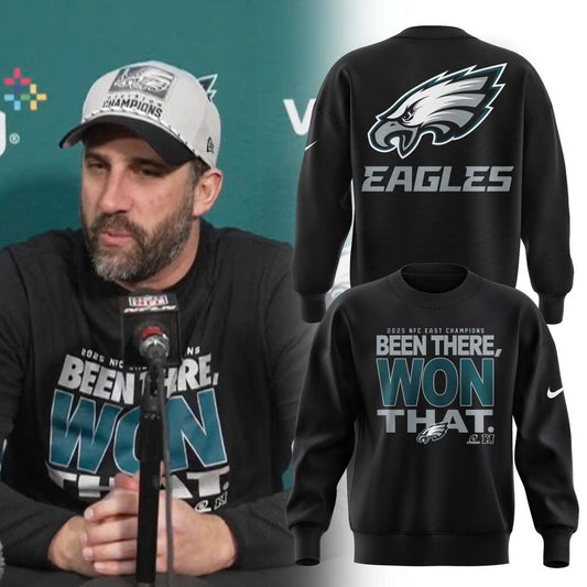 Philadelphia Eagles 2025 NFC East Division Champions Sweatshirt