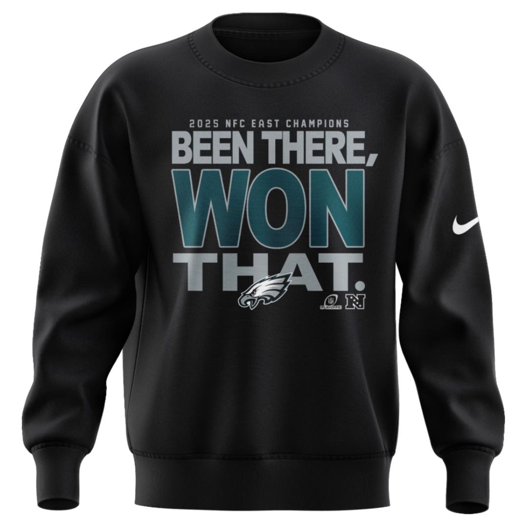 Philadelphia Eagles 2025 NFC East Division Champions Sweatshirt