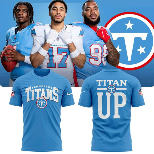 Tennessee Titans Cameron Ward Light Vapor F.U.S.E. Sewn Down Limited T-Shirt