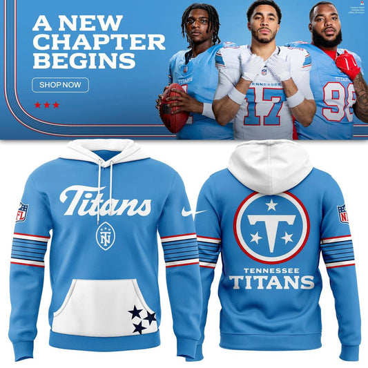 Tennessee Titans Cameron Ward Light Vapor F.U.S.E. Sewn Down Limited Hoodie