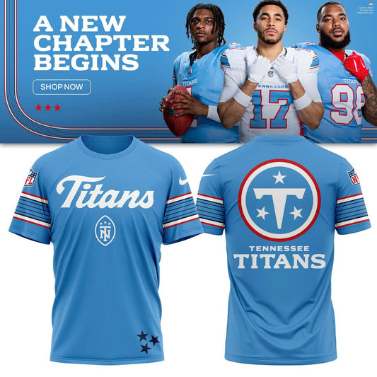 Tennessee Titans Cameron Ward Light Vapor F.U.S.E. Sewn Down Limited T-Shirt