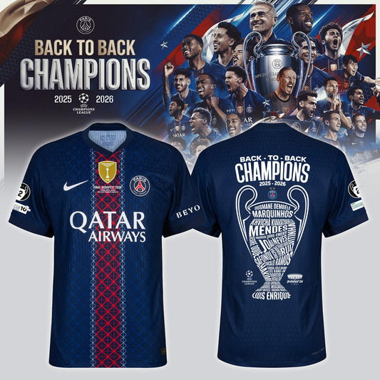 Paris Saint-Germain 2026 Champions League Winners Special Edition Jersey