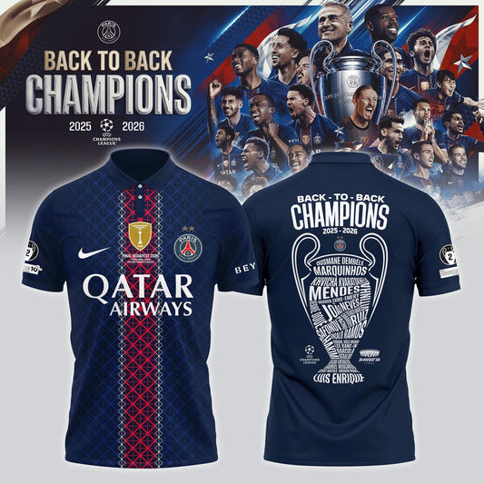 Paris Saint-Germain 2026 Champions League Winners Special Edition Polo