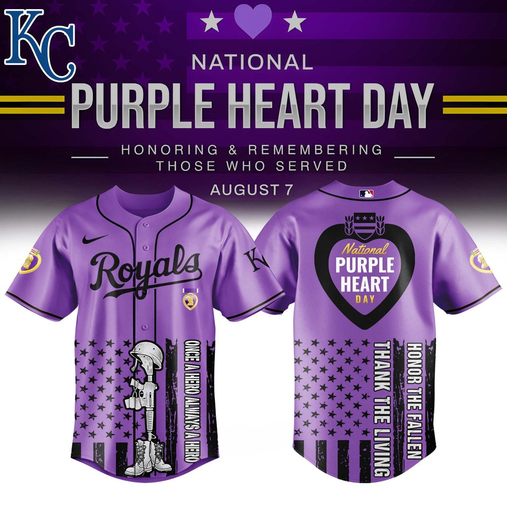 KC Purple Heart Day Jersey Limited Edition