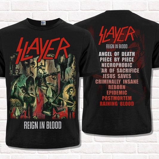 SLAYER Reign in Blood 40th Anniversary Limited Edition T-Shirt