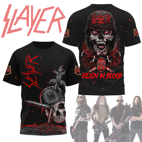 SLAYER Reign in Blood 40th Anniversary Limited Edition T-Shirt
