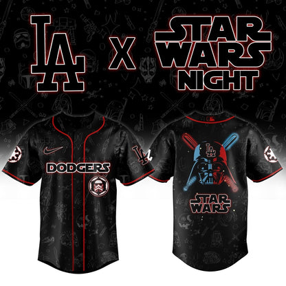 Los Angeles Dodgers 2025 Star Wars Night Limited Jersey