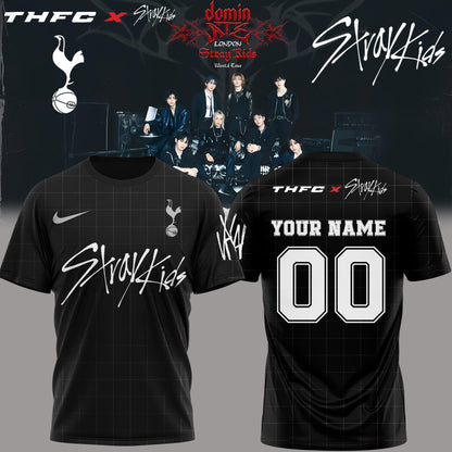 Limited Edition Tottenham Hotspur x Stray Kids Show Black TShirt