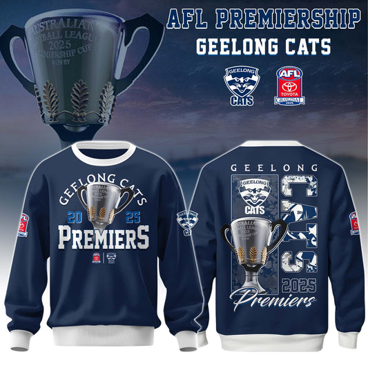 GEELONG CATS– AFL 2025 Champions Sweater