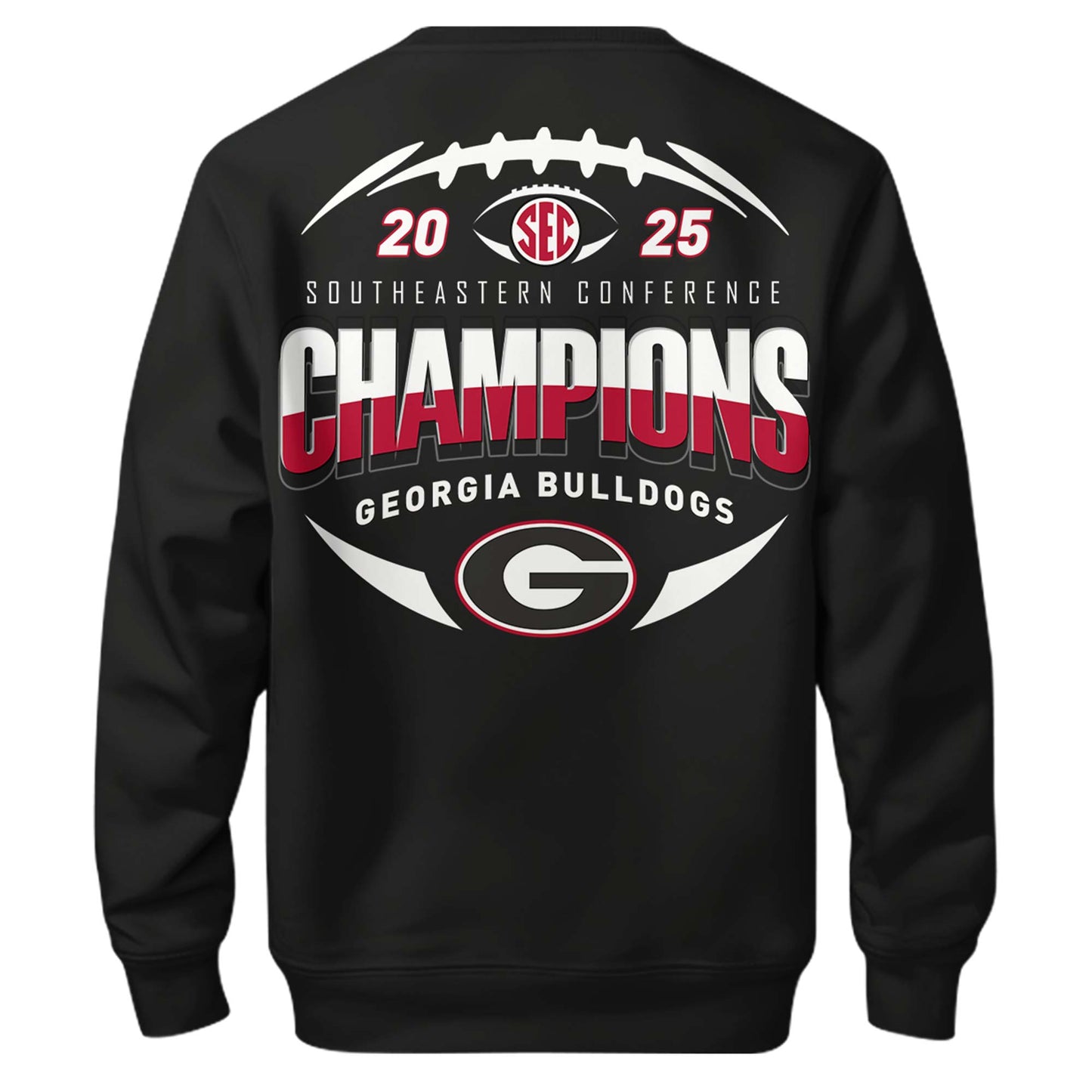 Georgia Bulldogs 2025 SEC Conference Champions Combo Sweatshirt