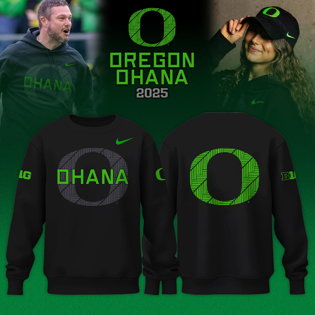 Oregon Ducks Ohana 2025 Limited Edition Sweat