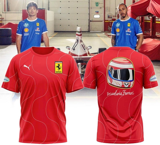 Limited Edition Scuderia Ferrari 2025 Italian GP Monza Red Shirt