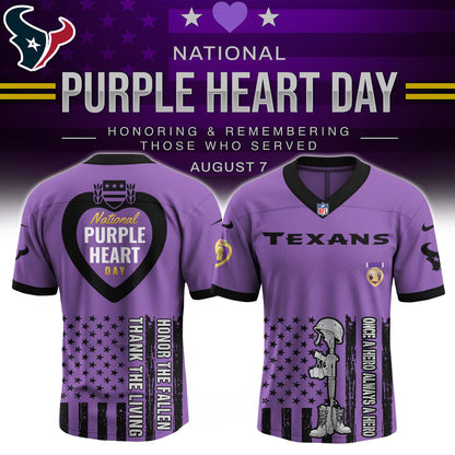 HOU x Purple Heart Day Jersey Limited Edition