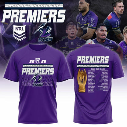 Melbourne Storm – NRL 2025 Champions T-shirt