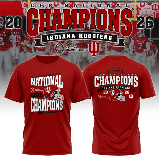 Indiana Hoosiers National Champions 2025/26 T-Shirt