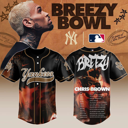 H Astros x Chris Brown “Breezy Bowl XX Stadium World Tour” 2025 Jersey Editions Limited + Selling Out Fast