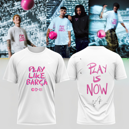 Ed Sheeran Barça shirt