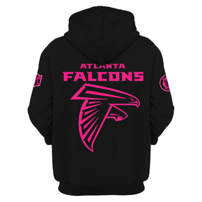 Women's Nike Black Atlanta Falcons 2024 NFL Crucial Catch Club Pullover Hoodie
